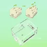 Bac bain acrylique transparent rectangulaire bords… – vue 6
