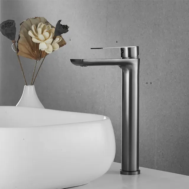 Tianview mitigeur monocommande lavabo vasque pose acier… – vue 3