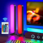 Barre lumineuse LED USB RGB, couleur changeante, rétro-éclairage TV, symphonie à distance, bandes lumineuses d&rsquo;ambiance, rythme musical, lampe de ramassage ambiant, décor