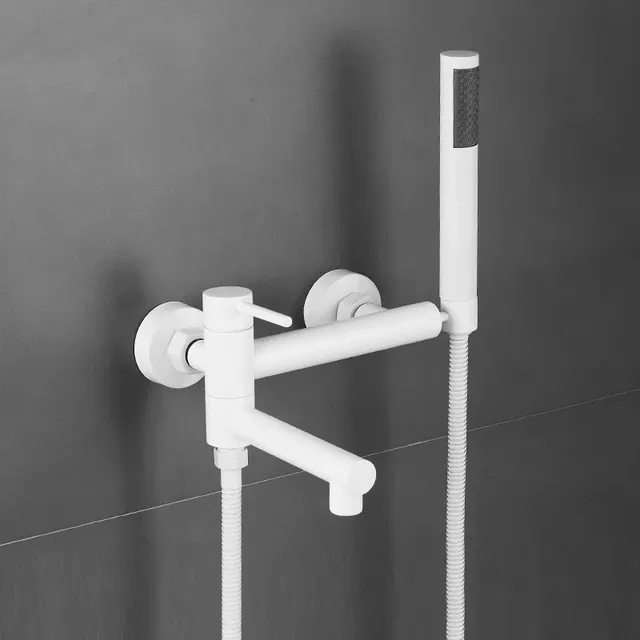 Robinets de centre commercial muraux avec ensembles de… – vue 3