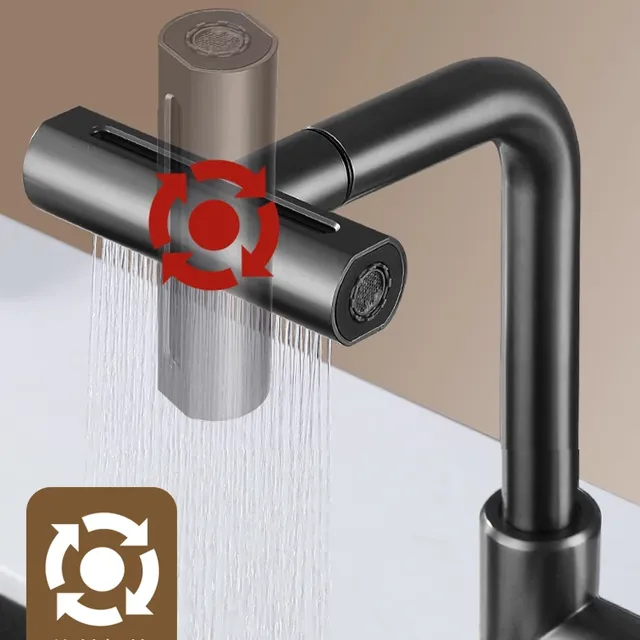 Robinet de cuisine cascade 4 Modes – vue 3