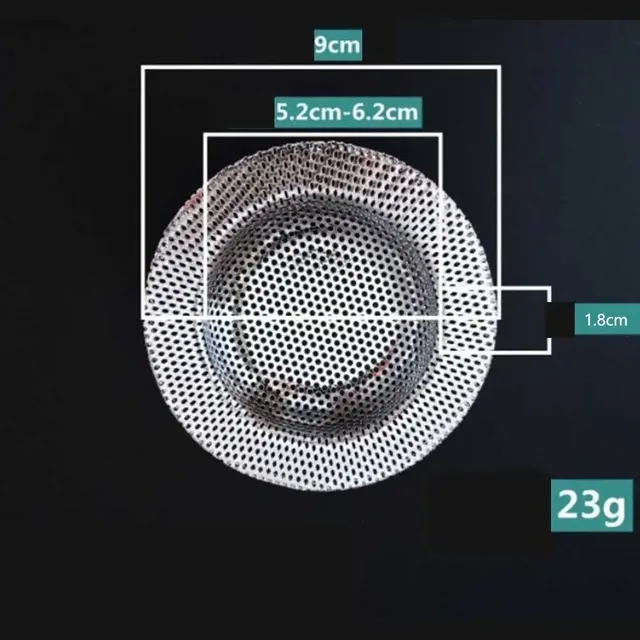 Filtre de grille d'évier de cuisine en acier inoxydable – vue 6