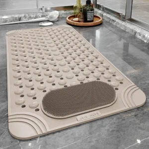 Tapis de douche de qualité d’hôtel pour une expérience antidérapante, tapis de bain antidérapant de luxe avec ventouses, tapis de salle de bain Tapis de douche de qualité d’hôtel pour une expérience antidérapante, tapis de bain antidérapant de luxe avec ventouses, tapis de salle de bain