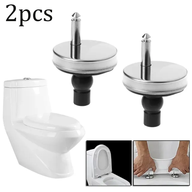 2 charnières de siège de toilette