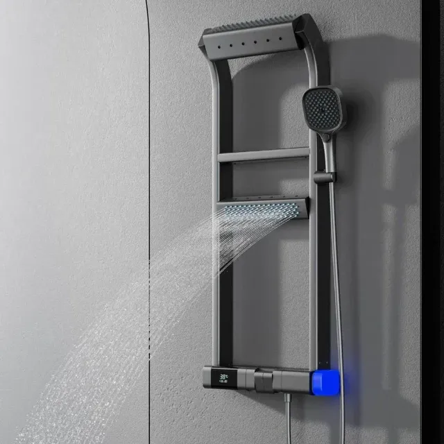 Système de douche thermostatique multifonction avec… – vue 2