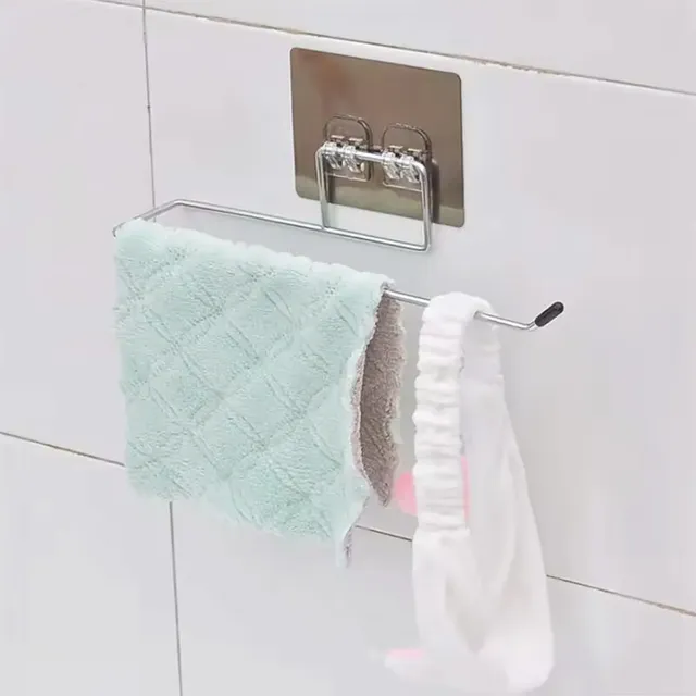 Porte-papier hygiénique adhésif pour salle de bain – vue 5