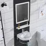 Lavabo à support en acier inoxydable – vue 5