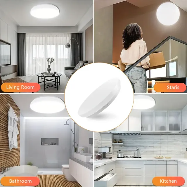 Plafonnier Led avec capteur de mouvement 12W 24W – vue 5
