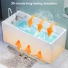Baignoire autoportante acrylique blanc brillant moderne… – vue 3