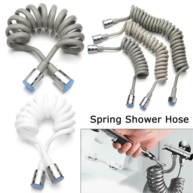 Tuyau de douche à ressort rétractable