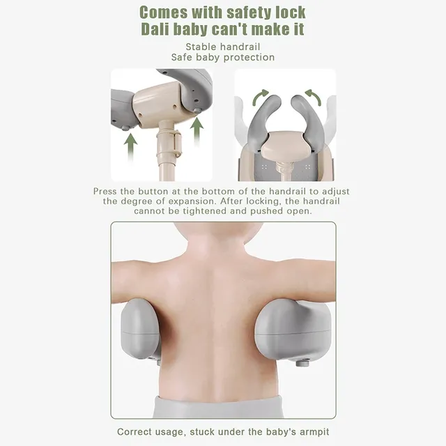 Support bébé pliable réglable hauteur multiniveaux… – vue 5