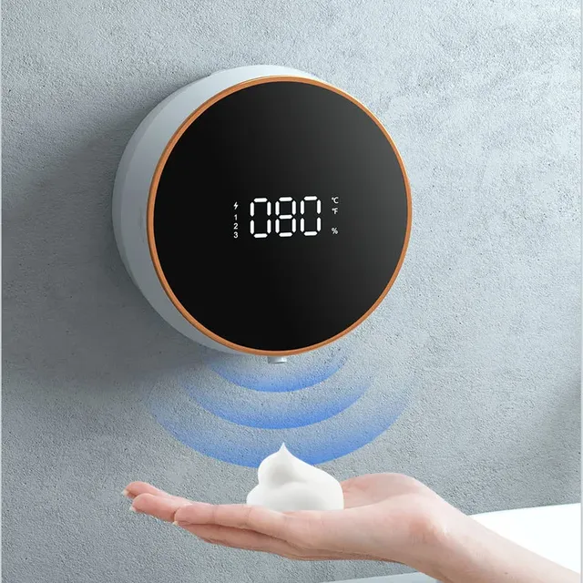 Distributeur savon mousse automatique sans contact mural…