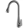 Robinet extractible de cuisine tout en cuivre – vue 2