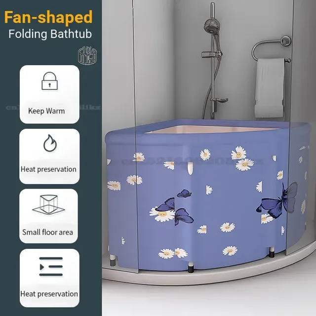 Grande baignoire Portable pliante d'angle – vue 2