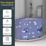 Grande baignoire Portable pliante d'angle – vue 2