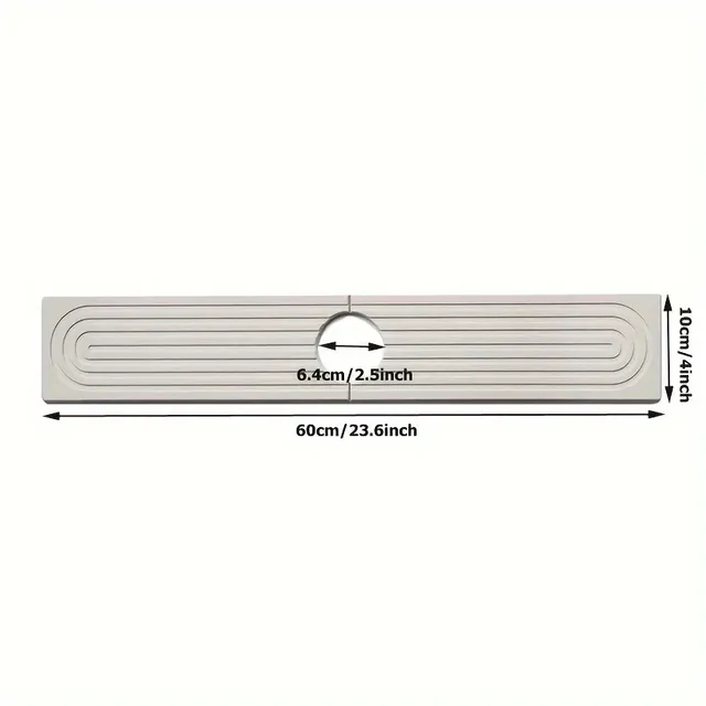 Tapis robinet silice 24 pouces longueur adapté évier… – vue 4