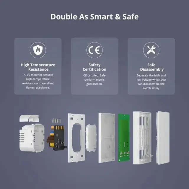 SONOFF-Joli mural intelligent SwitchMan M5 – vue 3
