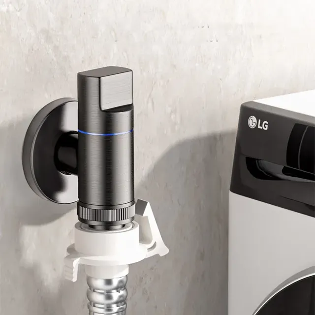 Robinets de Machine à laver en acier inoxydable – vue 3