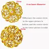 Rosace plafond décorative baroque volutes motifs floraux… – vue 3