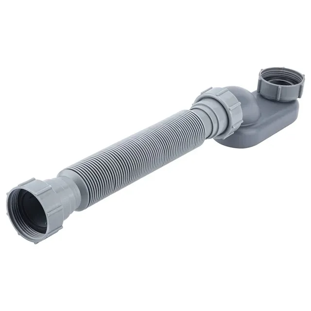 Tuyau de Vidange Flexible pour Baignoire et Douche