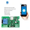 Commutateur intelligent Ewelink 1CH RF 12V 24V 7-32V AC DC commutateur Wifi fonctionne avec Alexa Google Home pour porte de Garage télécommande Commutateur intelligent Ewelink 1CH RF 12V 24V 7-32V AC DC commutateur Wifi fonctionne avec Alexa Google Home pour porte de Garage télécommande