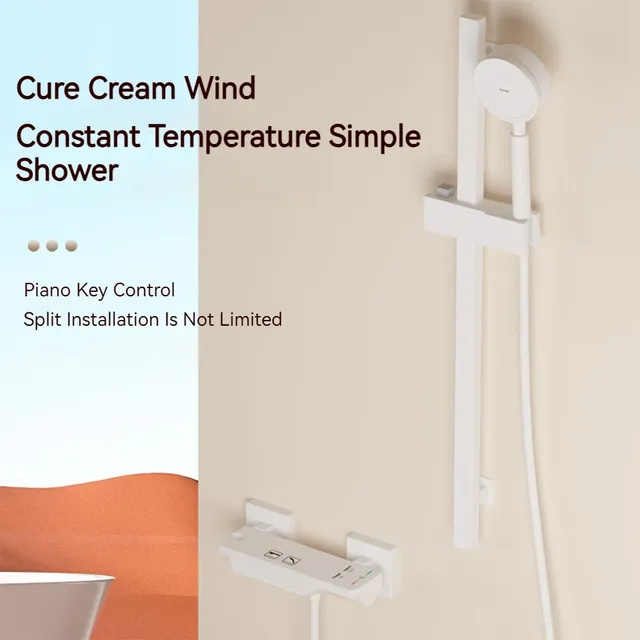 Bain blanc numérique Led salle de bain froide et chaude…