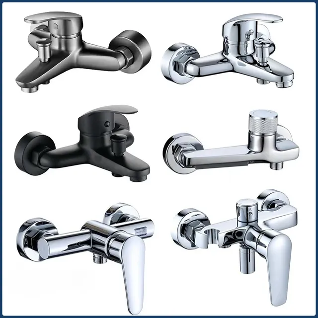 Robinet de douche en laiton mitigeur salle de bains…