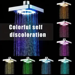 Pommeau douche pluie carré grand plateau jets fins enveloppant design…