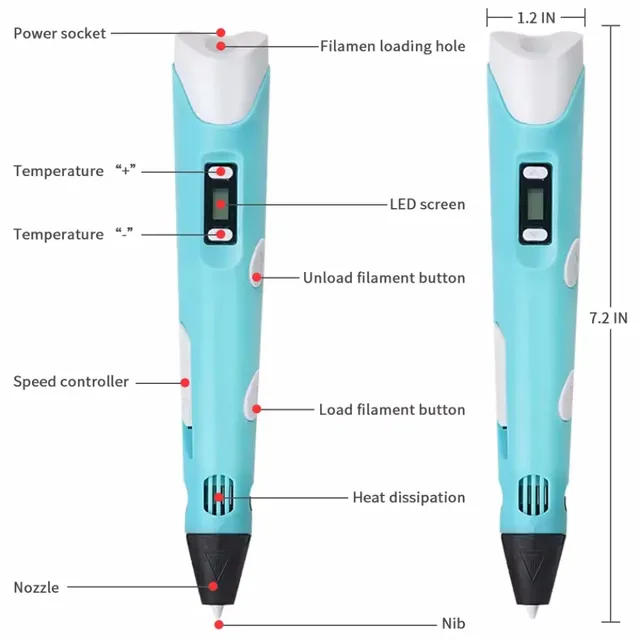 Stylo d'impression 3D – vue 5
