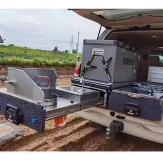 Tiroirs boîte système SUV pick-up tiroir de rangement arrière Cargo…