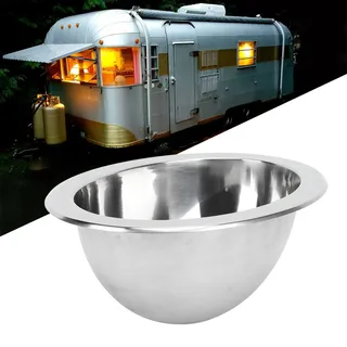 Evier rond inox304 poli miroir encastrable montage bol unique…