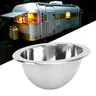 Evier rond inox304 poli miroir encastrable…