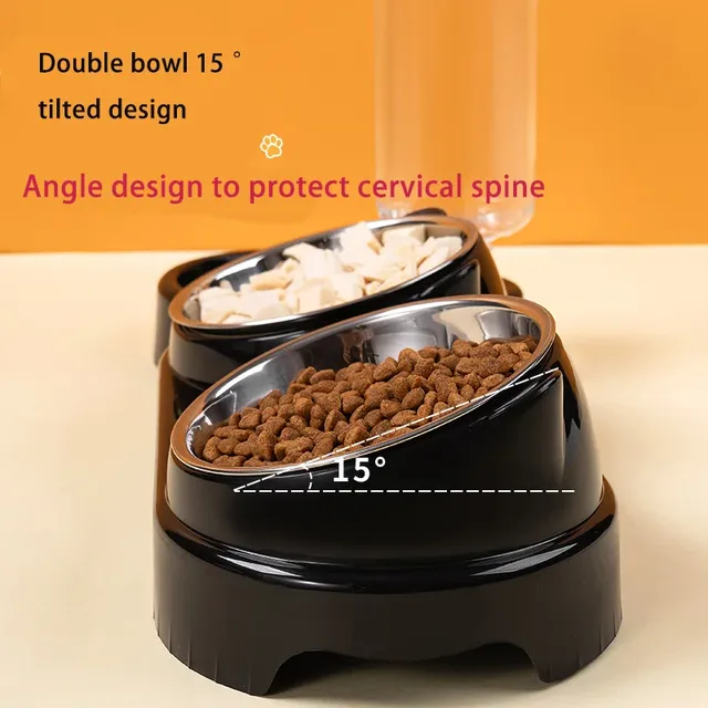 Bol pour chat bol pour chien à bouche inclinée bol de… – vue 3