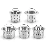 Filtre à eau en acier inoxydable, crépine précieuse, égout d&rsquo;évier, écran de déchets, vidange de sol, passoires à cheveux pour accessoires de cuisine