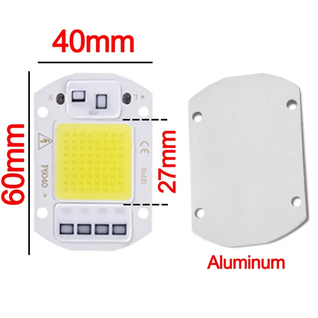 Puce LED 20W 30W 50W AC 220V IC intelligent pas besoin… – vue 3