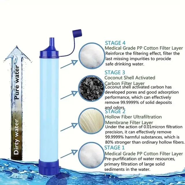 Filtre à eau d'urgence pour Camping en plein air – vue 4