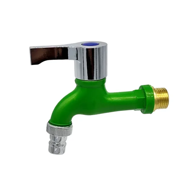 Robinet mural plastique mâle fileté demi pouce machine… – vue 4