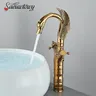 Robinet de lavabo en forme de cygne – vue 2