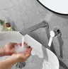 Robinet de lavabo mural tout en cuivre haut de gamme – vue 4