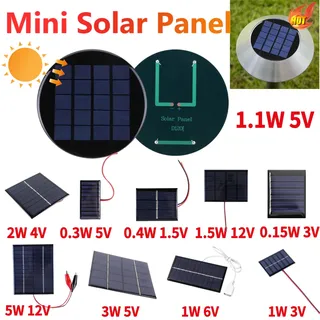 Panneau de cellules solaires 1.1W 5V