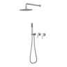 Ensemble douche encastré mural acierinoxydable finition… – vue 2