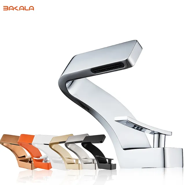 BAKALA robinet de lavabo cascade froide et chaude – vue 2