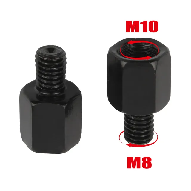 Rétroviseur rond de moto 8mm/10mm – vue 3