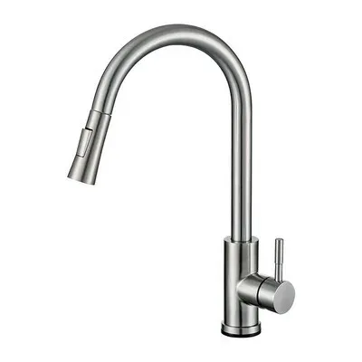 Robinet mitigeur évier cuisine col cygne haut finition… – vue 6