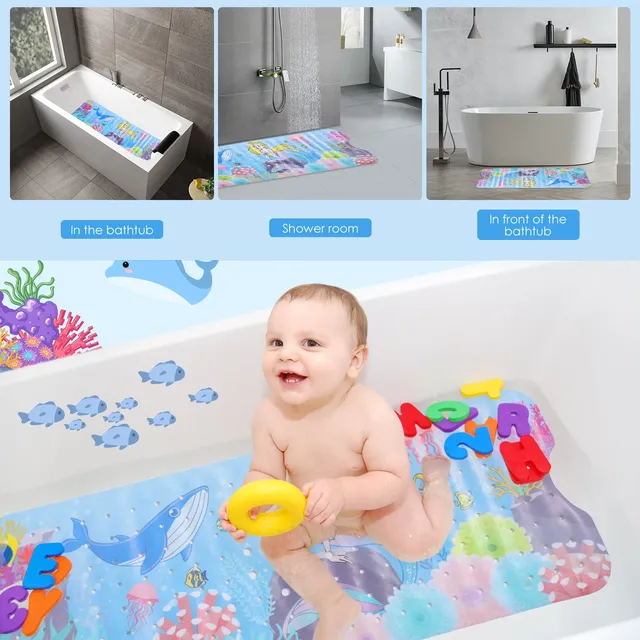 Grand tapis de bain de dessin animé pour bébés et enfants – vue 4