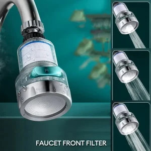 Baokemo 360 rotatif purificateur d’eau filtre robinet universel pour cuisine salle de bain douche ménage filtre PP coton haute densité Baokemo 360 rotatif purificateur d’eau filtre robinet universel pour cuisine salle de bain douche ménage filtre PP coton haute densité