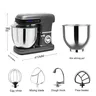 Robot pâtissier socle inox 10L moteur 2200W puissant… – vue 5