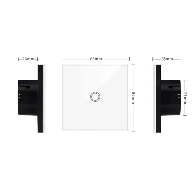 Interrupteur tactile ue AC100 240V – vue 6