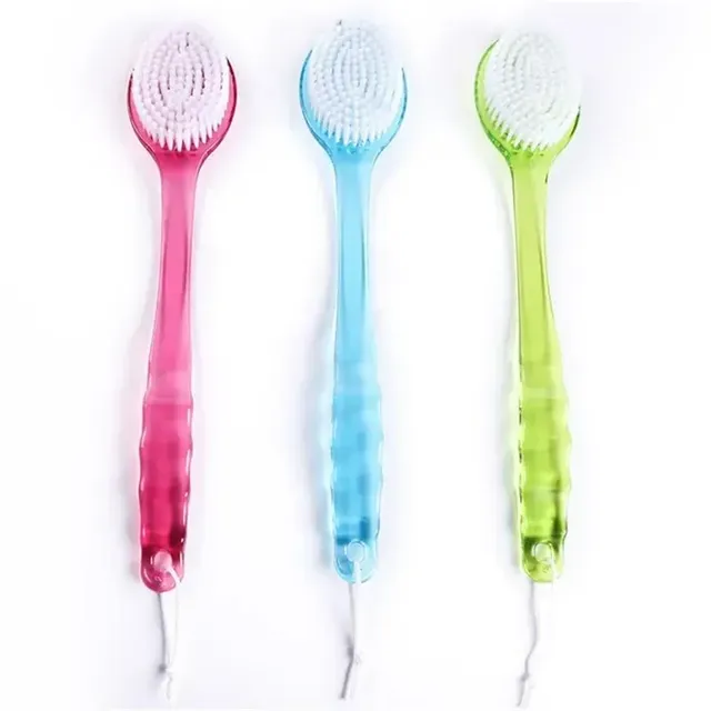 Brosse bain dos longue poignée ergonomique incurvée… – vue 4