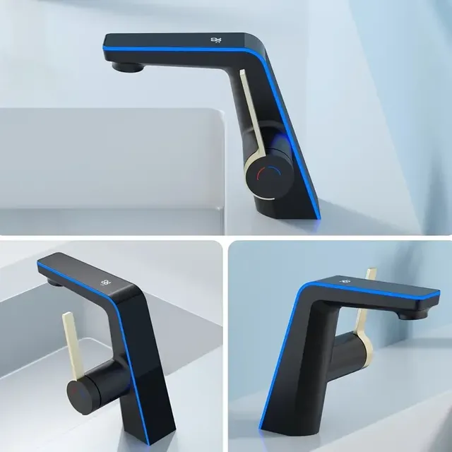 Robinet de salle de bain moderne avec affichage… – vue 2